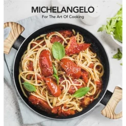 MICHELANGELO Stock Pot With Lid, Large Pot For Cooking, Nonstick Cooking Pot With Healthy Coating, Non Stick Soup Pot Induction Compatible -Cookware Store GUEST 37cde444 bfdf 4c38 88dc 3fee564272eb