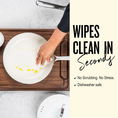 Alva Mobi 8-Piece Titanium Ceramic Nonstick Cookware Set - Cannoli Cream 7 Alva Mobi 8-Piece Titanium Ceramic Nonstick Cookware Set - Cannoli Cream - Image 5