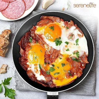 SereneLife 6-Piece Home Kitchen Cookware Set - Non-Stick, Heat-Resistant 8 SereneLife 6-Piece Home Kitchen Cookware Set - Non-Stick, Heat-Resistant - Image 6