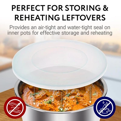 Impresa 8 Qt Insta Pot Silicone Lid / Cover (BPA-free) - Compatible With IP-DUO80 7-in-1 Programmable Electric Pressure Cooker 4 Impresa 8 Qt Insta Pot Silicone Lid / Cover (BPA-free) - Compatible With IP-DUO80 7-in-1 Programmable Electric Pressure Cooker - Image 2
