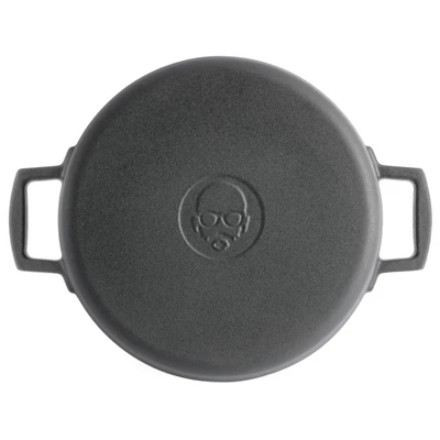 Gibson Home Babish 6qt Round Matte Enamel Cast Iron Dutch Oven: 14.75" Braisers, Hand Wash, Non-Induction Compatible 9 Gibson Home Babish 6qt Round Matte Enamel Cast Iron Dutch Oven: 14.75" Braisers, Hand Wash, Non-Induction Compatible - Image 7