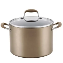 Anolon Advanced Home 10qt Hard Anodized Nonstick Stockpot With Lid Bronze -Cookware Store GUEST 39683680 3021 48fa b0c1 157bdd4b477f