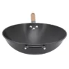 Gibson Home Welton 13.5 Inch Carbon Steel Wok With Wood Handle In Black -Cookware Store GUEST 3a19bbed f9ec 436b 9483 9a10c3523446