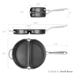 TECHEF Frittata And Omelette Double Sided Pan -Cookware Store GUEST 3a4b5f0d 6dc0 46ba b51d 0739e5be95d4