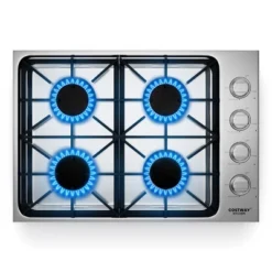 Costway 30" Gas Cooktop With 4 Sealed Burners ABS Knobs Cast Iron Grates Easy Cleaning -Cookware Store GUEST 3afed9f3 aee0 4270 ae15 825104a4c4e1