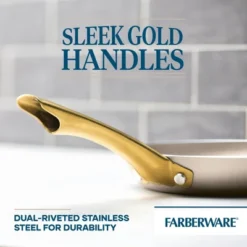 Farberware Radiant 8" Nonstick Frying Pan Champagne: Dishwasher-Safe Aluminum, Electric & Gas Compatible, Lifetime Warranty -Cookware Store GUEST 3b6fdd79 b975 46c1 8c18 94bf3c8d334d