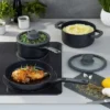 BergHOFF Leo Stone+ Nonstick Ceramic Cookware Set With Glass Lid, Recycled Cast Aluminum 2 BergHOFF Leo Stone+ Nonstick Ceramic Cookware Set With Glass Lid, Recycled Cast Aluminum -Cookware Store GUEST 3b8834a1 d814 49c9 96c3 4cf83cafb719 1