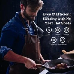 Alva Cookware Forest Nonstick Carbon Steel Frying Pan Skillet, Stay Cool Acacia Wood Handle, Pre-Seasoned, Non Toxic Cookware, Electric Skillet -Cookware Store GUEST 3c6fc9ee 13d3 4ac1 9142 6dea82db0faa