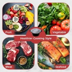 Itopfox Professional Small Microwave Cookware, 1 Quart Steamer For Vegetables, BPA Free & Dishwasher Safe Microwave Cooker -Cookware Store GUEST 3c8c4a7e 5d73 4fa5 a6ba 462ab0c35847