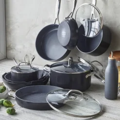 GreenPan Valencia Pro 11" Ceramic Square Griddle Black -Cookware Store GUEST 3c90c2cc ca05 40db a0aa d131dfcc6094