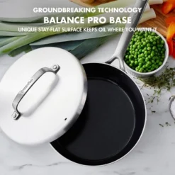 GreenPan GP5 3.26qt Ceramic Nonstick 5-PLY Stainless Steel Sauce Pan -Cookware Store GUEST 3c9e7367 fe8c 4439 bbf5 0940aa0dd112