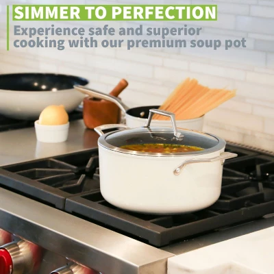 TECHEF ValenCera - 7pc Ceramic Nonstick Cookware Set 4 TECHEF ValenCera - 7pc Ceramic Nonstick Cookware Set - Image 2