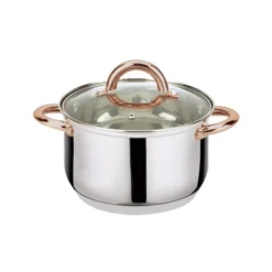 J&V TEXTILES 6pc Stainless Steel Casserole Set