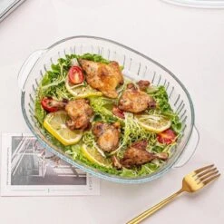 Itopfox 4-Piece Glass Casserole Baking Dish Set With Lids, Includes 2 Casseroles For Baking, Serving And Storing, Borosilicate Glass -Cookware Store GUEST 3d99778c 7ca8 41f8 ac55 14db3d45a0cd