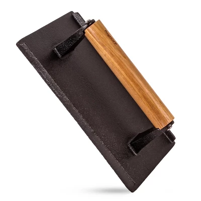 BergHOFF Neo 2Pc Cast Iron Grill Set, Grill Pan & Bacon/Steak Press 5 BergHOFF Neo 2Pc Cast Iron Grill Set, Grill Pan & Bacon/Steak Press - Image 3