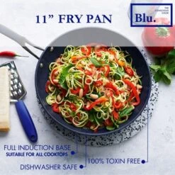 Blu. Cookware 11” Induction Frying Pan, Non-Toxic -Cookware Store GUEST 40c810b9 447c 4f09 8abf 9e1a889872c4