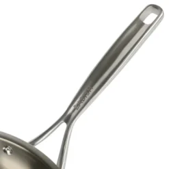 Gibson Home Babish 12' Stainless Steel Triply Professional Grade Fry Pan With Stainless Lid: Induction Safe, 3.25 Qt Capacity -Cookware Store GUEST 4143ae0d be23 41b6 b949 85accde090a3