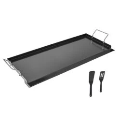 VEVOR Carbon Steel Griddle, 32x14 Inch Universal Flat Top Rectangular Plate, Gas Grill Griddle For BBQ Grill, Teppanyaki, Black -Cookware Store GUEST 41b17e2e 1573 4f85 a137 8167aed2cfa2