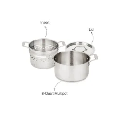 All-Clad 8 Quart Stainless Steel Simply Strain Multipot With Insert, Silver 14 All-Clad 8 Quart Stainless Steel Simply Strain Multipot With Insert, Silver -Cookware Store GUEST 41efcec3 f879 4268 85a0 8f7bb6b3c3c9