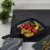 BergHOFF Helix Nonstick Ceramic Grill Pan 10.25", Recycled Aluminum, Black 2 BergHOFF Helix Nonstick Ceramic Grill Pan 10.25", Recycled Aluminum, Black -Cookware Store GUEST 43460769 ad2b 4bac 90ef 3dd9b1390378