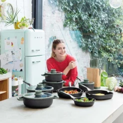 BergHOFF Forest Non-stick Cast Aluminum Grill Pan 10.25" 13 BergHOFF Forest Non-stick Cast Aluminum Grill Pan 10.25" -Cookware Store GUEST 4497a72e 4463 4c68 b222 f2d97999e9f6