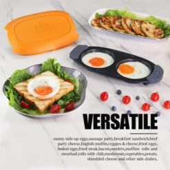Itopfox Quick-Heat Microwave Egg Cooker, Poacher & Fryer Multi-Use For Breakfast Sandwiches, Dishwasher Safe, Portable For Home, Travel, Gifts Orange 11 Itopfox Quick-Heat Microwave Egg Cooker, Poacher & Fryer Multi-Use For Breakfast Sandwiches, Dishwasher Safe, Portable For Home, Travel, Gifts Orange -Cookware Store GUEST 44d3cada 2c6e 46e9 abd0 10a2260ccce3