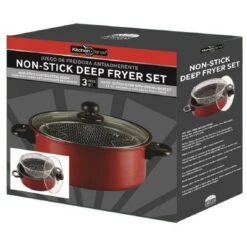 J&V TEXTILES Non-Stick 3-Piece Deep Fryer Set -Cookware Store GUEST 463e7dad f863 4805 8140 21362da79719