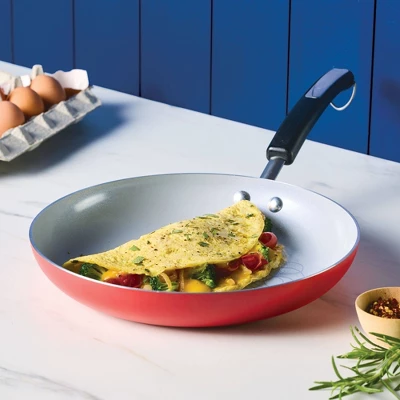 Farberware Disney Bon Voyage 11" Ceramic Nonstick Frying Pan Red: Large 11 Inch Fry Pan, Dishwasher-Safe, Electric & Gas Compatible 8 Farberware Disney Bon Voyage 11" Ceramic Nonstick Frying Pan Red: Large 11 Inch Fry Pan, Dishwasher-Safe, Electric & Gas Compatible - Image 6