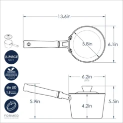 Nordic Ware Cardamom™ 1.5 Qt. Saucepan With Lid -Cookware Store GUEST 47f163b0 4823 4422 a3da 8f7da3306670