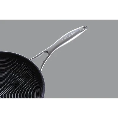 Circulon SteelShield C-Series 10pc Clad Tri-Ply Nonstick Cookware Plus Bonus Utensil Set: Stainless Steel, Induction Safe 10 Circulon SteelShield C-Series 10pc Clad Tri-Ply Nonstick Cookware Plus Bonus Utensil Set: Stainless Steel, Induction Safe - Image 8