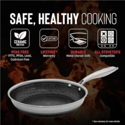 Hell's Kitchen PFAS-Free Hybrid 9.5" Fry Pan