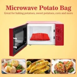 Itopfox Microwave Potato Bag For Baking, Reusable Steam Pocket Cooker For Potatoes, Corn, Bread, And Tortillas, Washable Fabric -Cookware Store GUEST 4b265389 6361 41c1 adae fc7efc948ad1