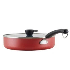 Farberware Disney Bon Voyage 4.5qt Ceramic Nonstick Saute Pan With Lid And Helper Handle Red: Lifetime Warranty, Dishwasher-Safe -Cookware Store GUEST 4bb449f1 af1a 41e1 b9a9 fb3186569b5a