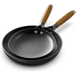 Imarku Professional Cooking Utensils , Nonstick Cast Iron Skillets 2pcs, 8 Inch, 10 Inch Frying Pizza Pans, Cast Iron Pan, Dishwasher Safe -Cookware Store GUEST 4c17ba2c 5b99 4f7b aed2 517446d91b46
