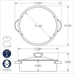 Nordic Ware Verde Braiser Pan With Lid -Cookware Store GUEST 4c36f69c 0299 4b90 ac5c aad64cb97d97