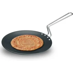 Hawkins Futura Hard Anodized Concave Tava Griddle With Steel Handle: Gas Compatible, Aluminum Surface, Hand Wash 13 Hawkins Futura Hard Anodized Concave Tava Griddle With Steel Handle: Gas Compatible, Aluminum Surface, Hand Wash -Cookware Store GUEST 4c89582c 4708 4741 87ed 470380934d11