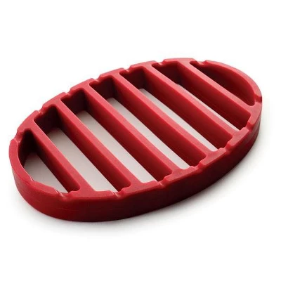 Norpro 9" X 6" Nonstick Silicone Oval Roast Rack And Trivet 7 Norpro 9" X 6" Nonstick Silicone Oval Roast Rack And Trivet - Image 5