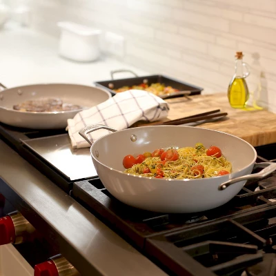 TECHEF CeraTerra - 5qt Ceramic Nonstick All Purpose Chef Pan With Cover 8 TECHEF CeraTerra - 5qt Ceramic Nonstick All Purpose Chef Pan With Cover - Image 6