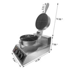 Waffle Maker, Stainless Steel Electric Waffle Machine - 1200W Single Head With Non-Stick Coating For Home & Commercial Use 14 Waffle Maker, Stainless Steel Electric Waffle Machine - 1200W Single Head With Non-Stick Coating For Home & Commercial Use -Cookware Store GUEST 4e0a2975 1410 41fb a920 128fd743fbc9