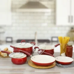 Oster® Oster Corbett 8 Piece Nonstick Aluminum Cookware Set In Blue -Cookware Store GUEST 4e66be98 f60d 4e67 b6e5 c1e3ef9a0ff2