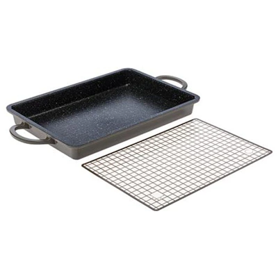 Curtis Stone Dura-Pan+ 2-in-1 Baker/Griddle Pan With Silicone Mat Refurbished 9 Curtis Stone Dura-Pan+ 2-in-1 Baker/Griddle Pan With Silicone Mat Refurbished - Image 7
