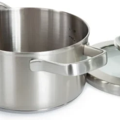 BergHOFF Graphite Recycled 18/10 Stainless Steel Stockpot With Glass Lid -Cookware Store GUEST 4f81fdd6 70ac 4423 b797 b35d9f1496a2