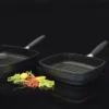 BergHOFF Scala Nonstick Ceramic Coated Cast Aluminum Grill Pan, Black -Cookware Store GUEST 4fbd39c3 3050 45d6 b558 49872bc4eabb