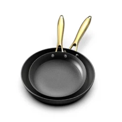 Imarku Non Stick Frying Pans, Professional Cast Iron Skillets 2 Pcs - 8 Inch & 10 Inch Frying Pizza Pans , Honeycomb Frying Pan Set, Free- PFOA -Cookware Store GUEST 5066370c 3d80 43fb 8452 811e352fece1