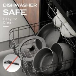 SUGIFT Cookware Set 18-Piece Nonstick Granite Pan Pot Set With Removable Handle Oven Safe Induction Compatible Dishwasher Safe -Cookware Store GUEST 52b858b2 9fb3 4a79 937b f3883811bffa