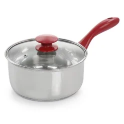 Gibson Home Crawson 7 Piece Stainless Steel Cookware Set In Chrome With Red Handles 17 Gibson Home Crawson 7 Piece Stainless Steel Cookware Set In Chrome With Red Handles -Cookware Store GUEST 5312c6ac 707f 4825 8f33 d0e43be246f2