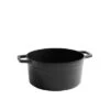 Martha Stewart 5qt Enameled Cast Iron Dutch Oven With Lid Obsidian: Oven-Safe, Gas & Electric Compatible, 14.6" Diameter -Cookware Store GUEST 5369f30a abd2 4d97 a0bd 8a54f6395506