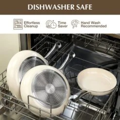 KOCH SYSTEME CS Ceramic Nonstick Aluminum Frying Pan With Stainless Steel Handle, White 15 KOCH SYSTEME CS Ceramic Nonstick Aluminum Frying Pan With Stainless Steel Handle, White -Cookware Store GUEST 54887eee adf4 4d7f 9a08 fb2196617b18