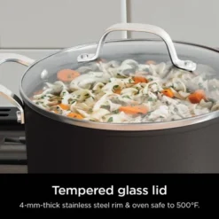 Ninja NeverStick Signature Hard-Anodized 12pc Cookware Set CW79012: Nonstick, Chip-Resistant, Oven-Safe, Tempered Glass Lids 15 Ninja NeverStick Signature Hard-Anodized 12pc Cookware Set CW79012: Nonstick, Chip-Resistant, Oven-Safe, Tempered Glass Lids -Cookware Store GUEST 54dcdfd0 4af2 406a 848f 737b3ad19ff9