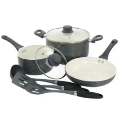 Oster® Oster Ridge Valley 8 Piece Aluminum Nonstick Cookware Set In Grey 21 Oster® Oster Ridge Valley 8 Piece Aluminum Nonstick Cookware Set In Grey -Cookware Store GUEST 550bd69f cf4b 4d1d b389 f7a97ed85783